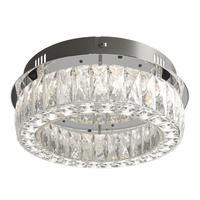LAMPA SUFITOWA LED ABERDEEN *SBN* - przezroczysty, Konventionell, metal/szkło (40/14cm) - Novel