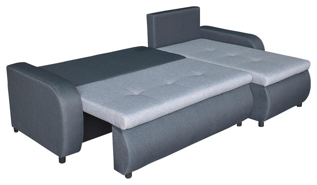 Kutna Garnitura Parma - tamno siva/svijetlo siva, Moderno, drvni materijal/tekstil (220/82/136cm) - Best Price