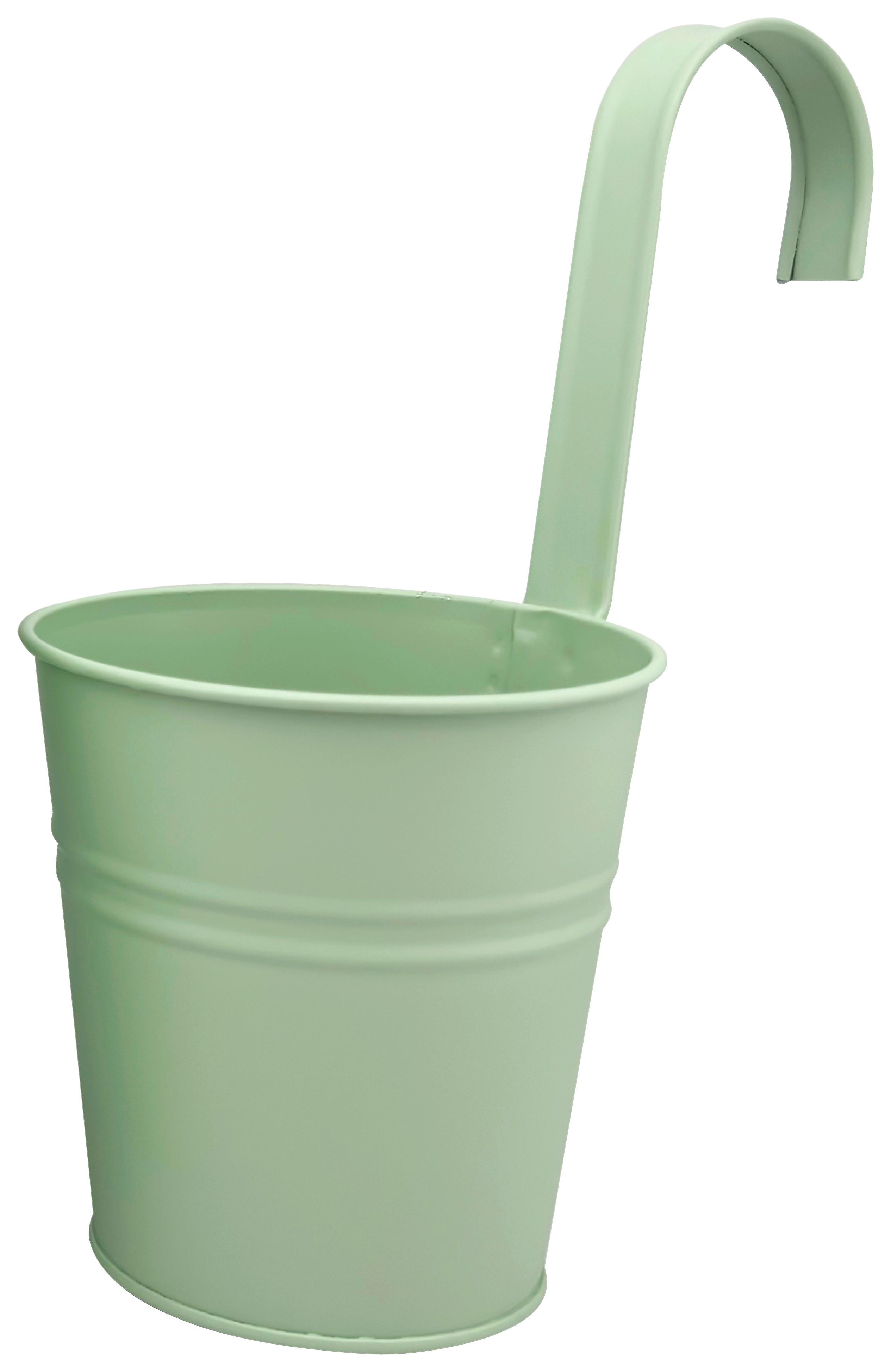 Übertopf Zana Mintgrün Ø ca. 11cm - Mintgrün, Metall (11/11,5cm) - Mömax