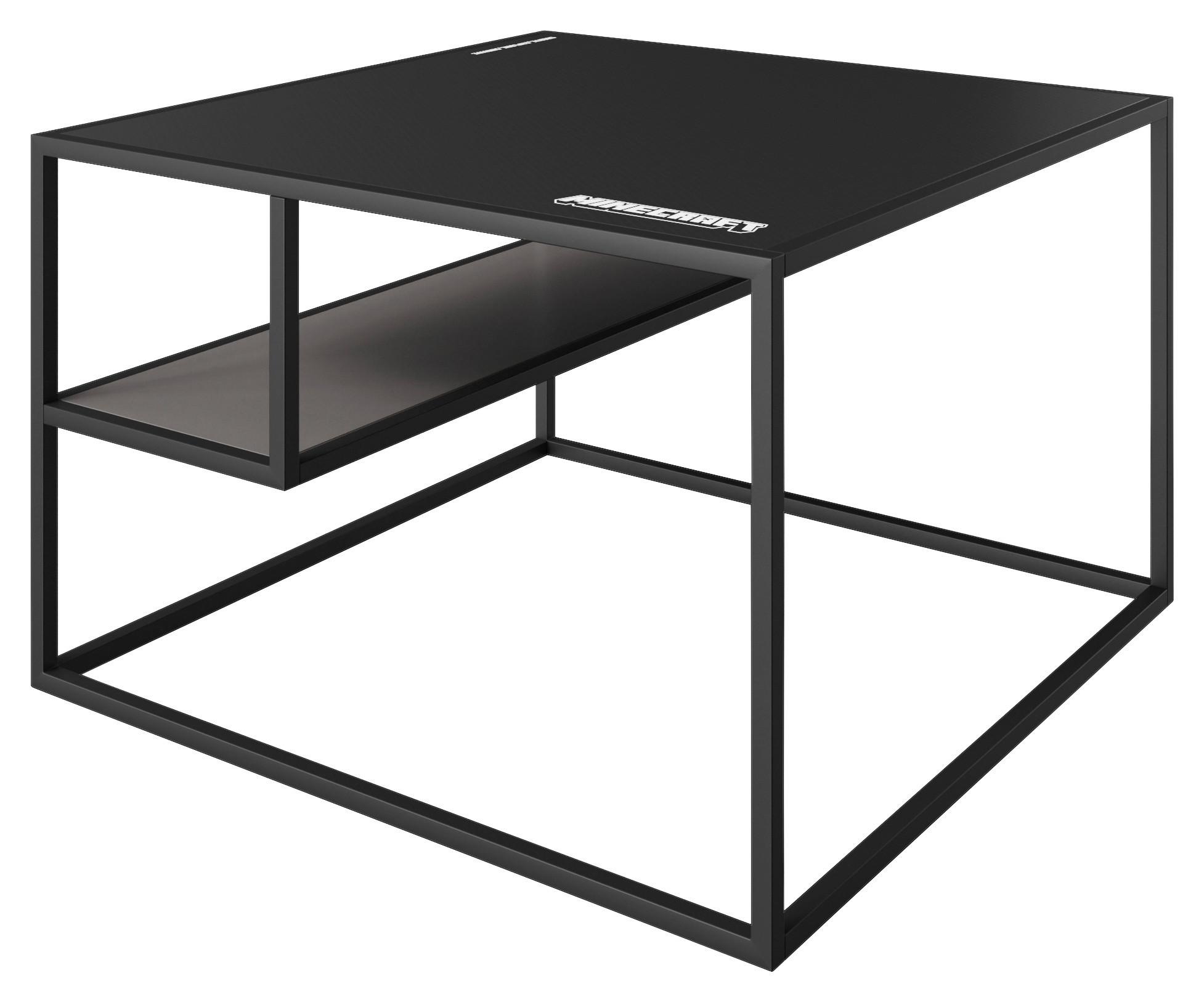 Couchtisch Minecraft ca. 70x70x45 cm Schwarz - Schwarz, MODERN, Holzwerkstoff/Metall (70/70/45cm) - Minecraft