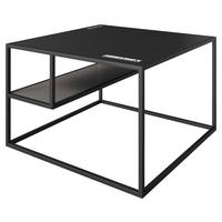 Couchtisch Minecraft ca. 70x70x45 cm Schwarz - Schwarz, MODERN, Holzwerkstoff/Metall (70/70/45cm) - Minecraft