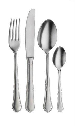 Jedilni Pribor Settecento Stone, 24-Delni - barve nerjavečega jekla, Basics, kovina (25,5/7/5,3cm) - Pintinox