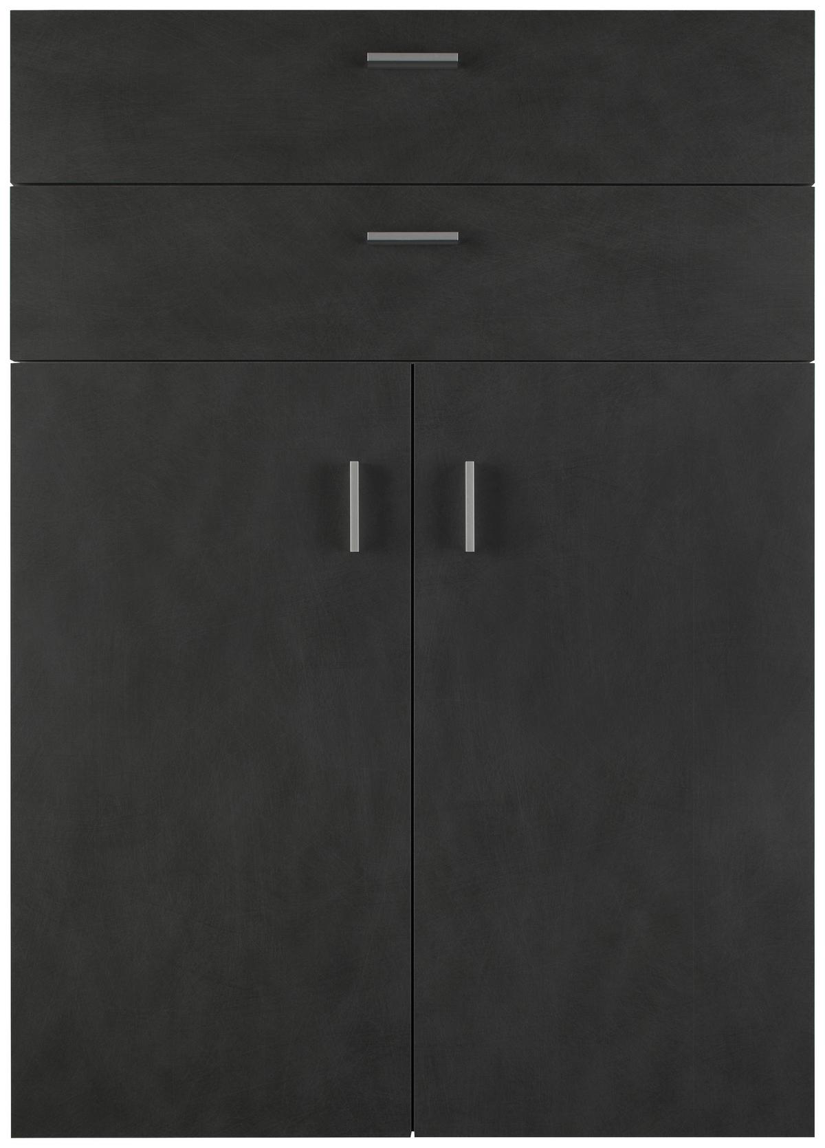 Frontenset in Dunkelgrau - Dunkelgrau, Modern (74/103/2cm) - Mömax