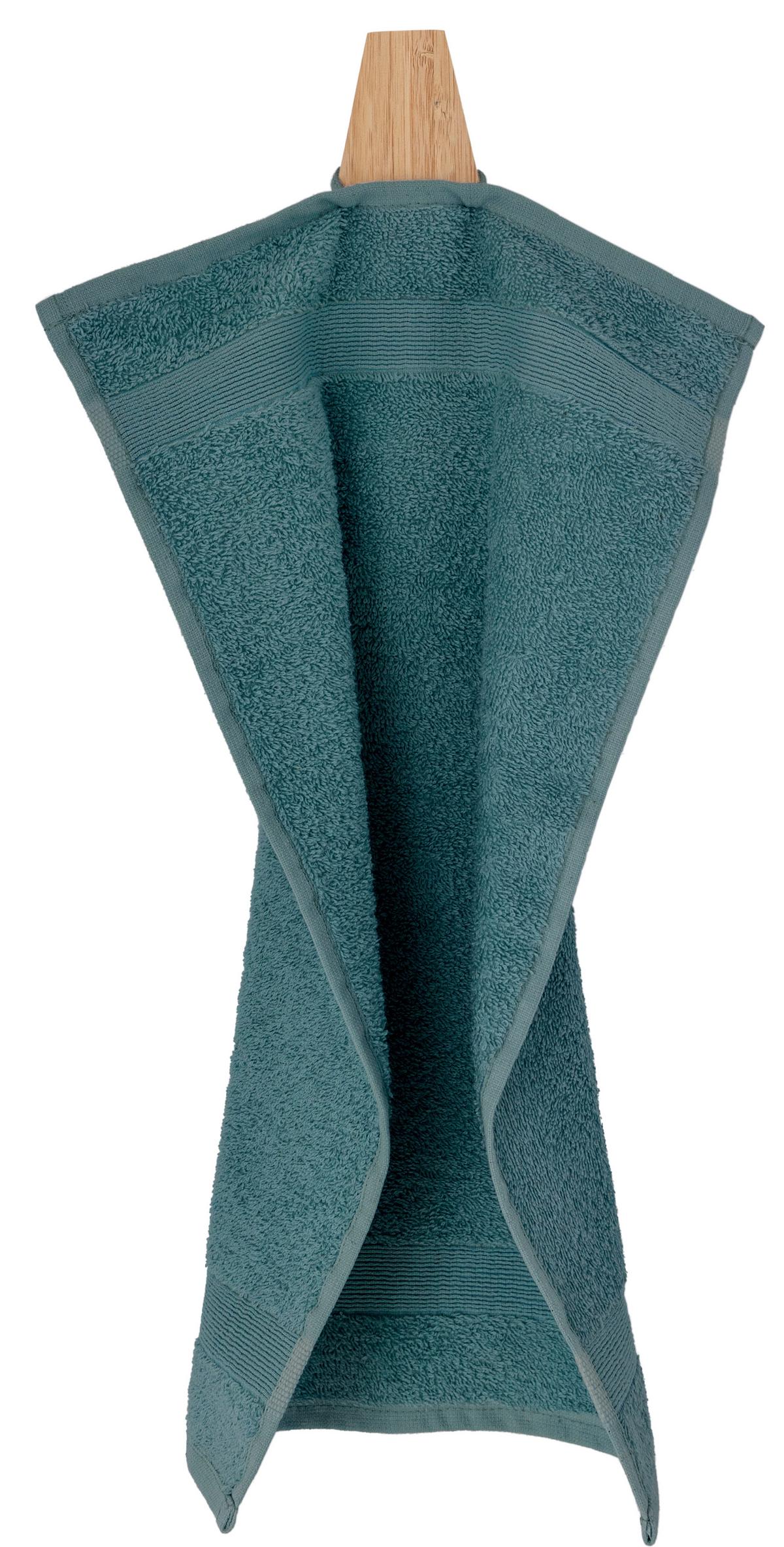 Handtuch Silke Mintgrün ca. 50x100cm - Mintgrün, Textil (50/100cm)