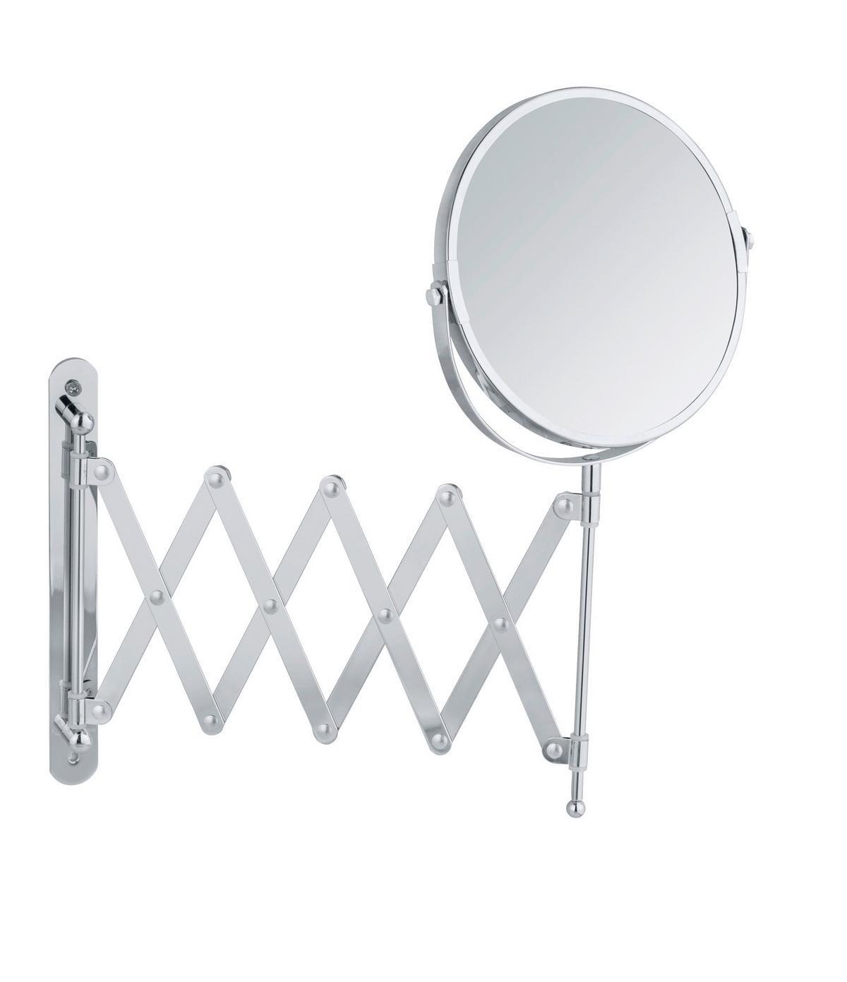 Kosmetikspiegel in Chromfarben - Chromfarben, Metall (19/38,5/50cm) - Mömax