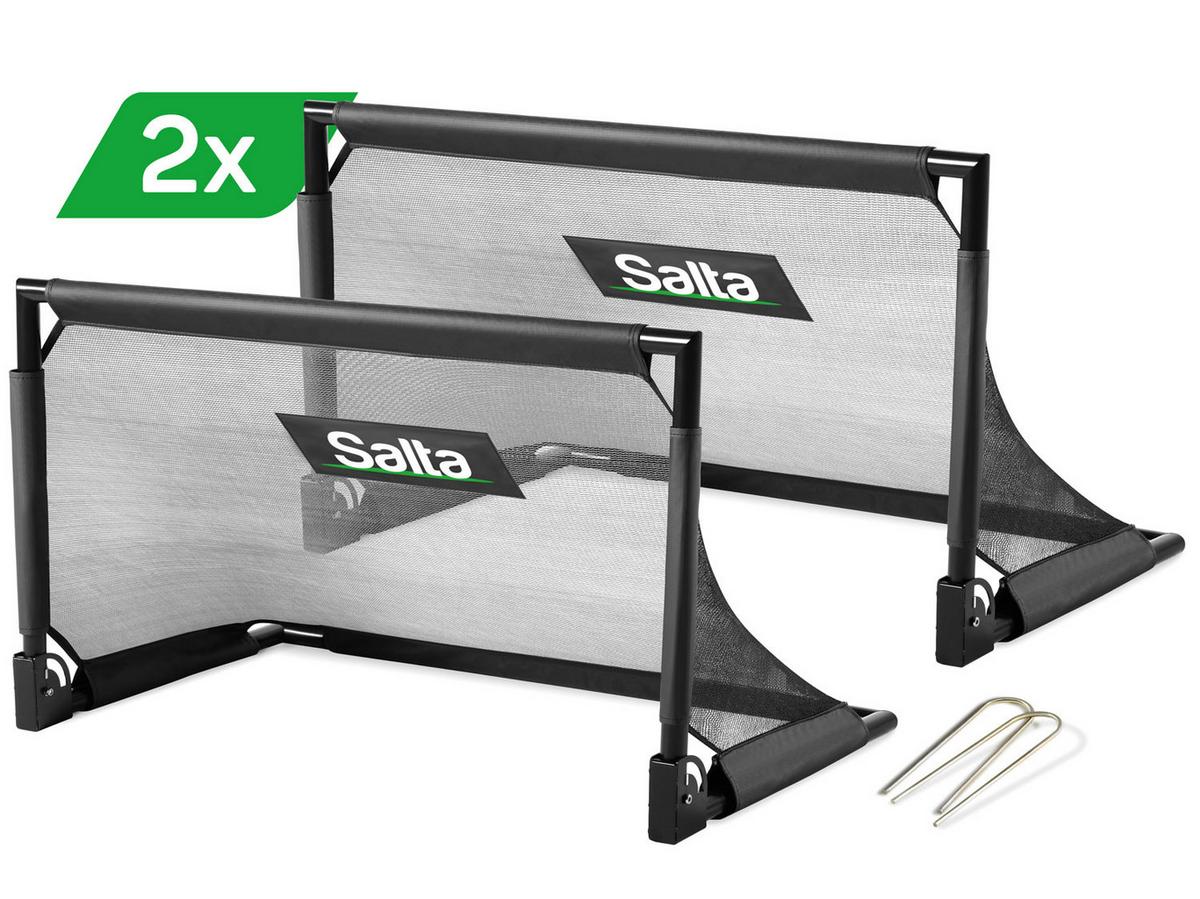 FUßBALLTOR SALTA CHALLENGE - Schwarz, KONVENTIONELL, Metall (100/60/60cm) - Salta