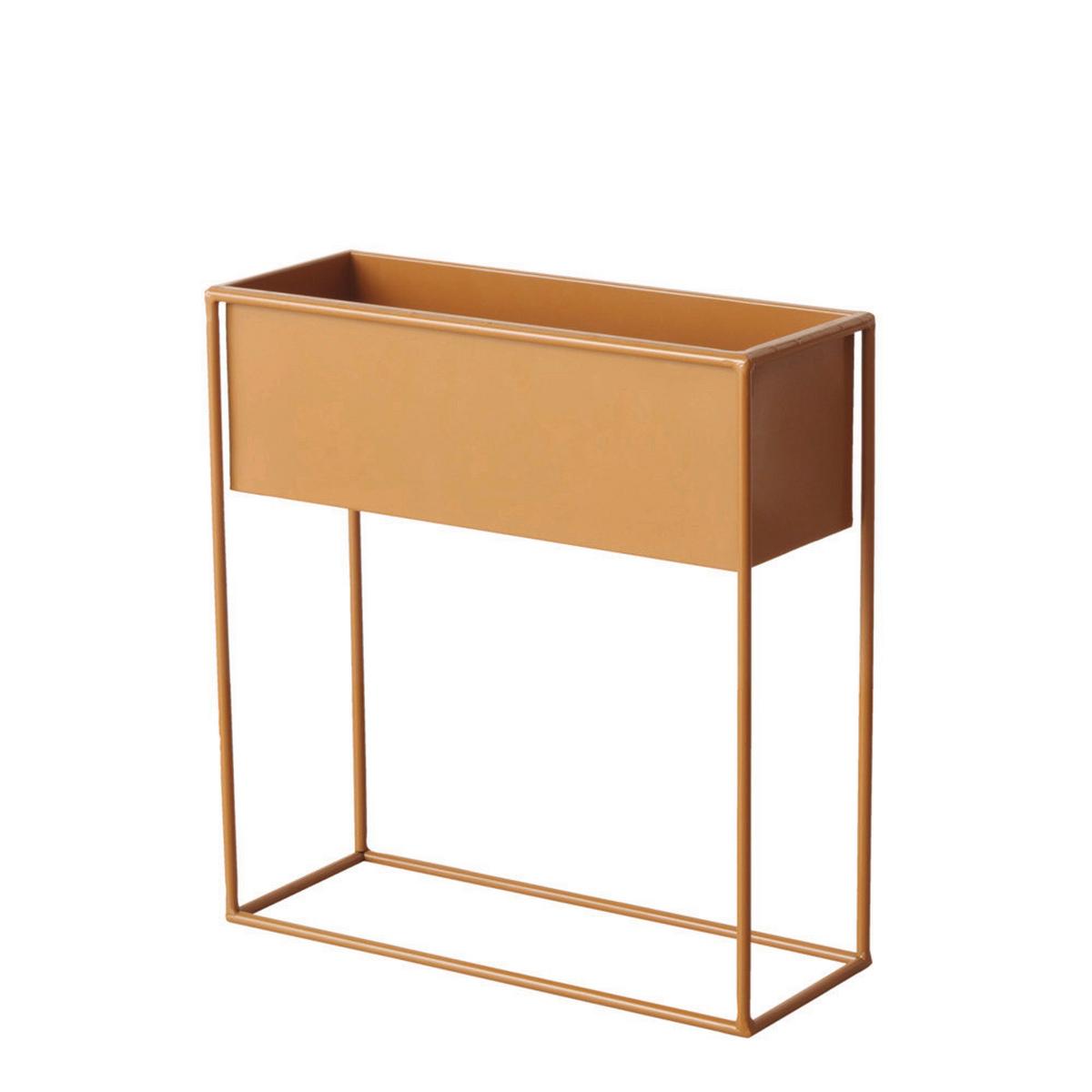 OSŁONKA NA DONICZKĘ CASTA I -PAZ- - brązowy, Basics, metal (47/50/18cm) - Modern Living