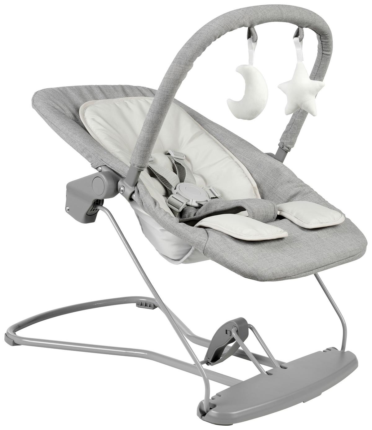 BUJAK LUNCH - szary, Basics, tworzywo sztuczne/metal (66/45/48-58cm) - My Baby Lou