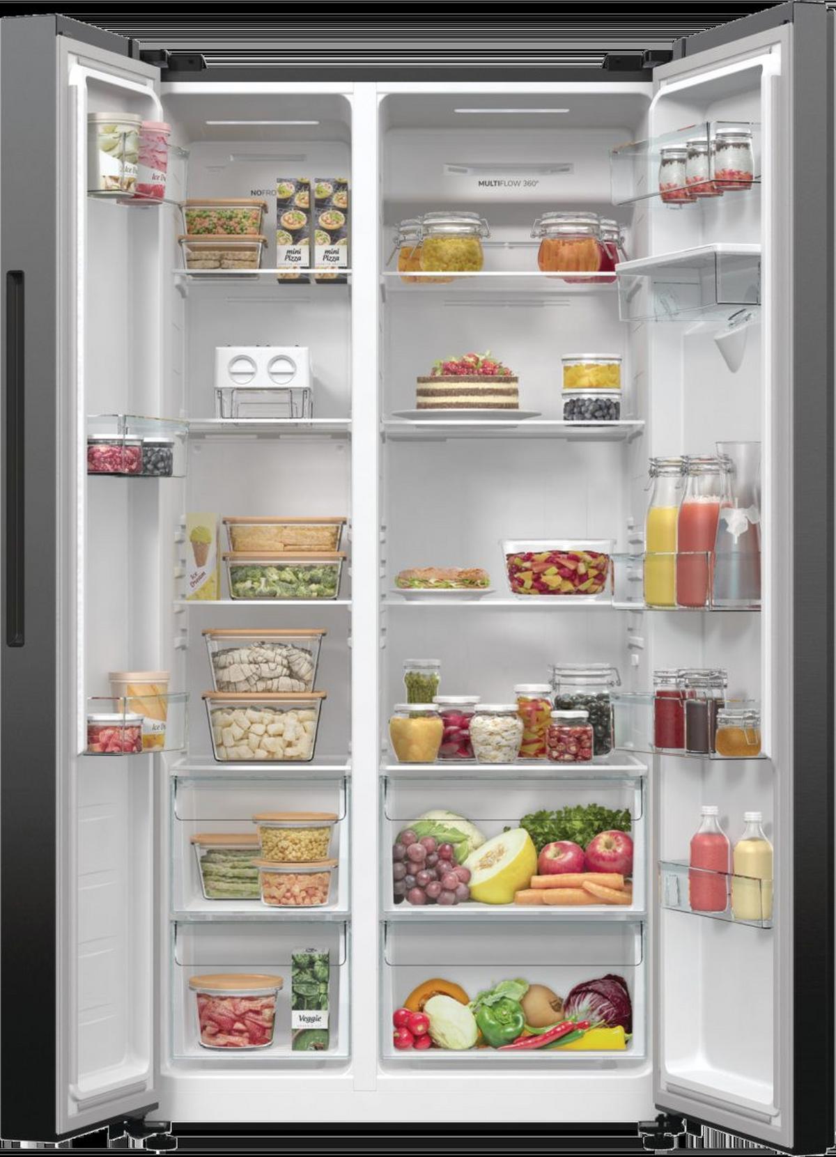 Kühl-Gefrier-Kombination NRR9185EABXLWD Schwarz - Schwarz, MODERN (91,5/178,6/67cm) - Gorenje