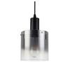 HÄNGLAMPA CHRISTIANO - svart, Modern, metall/glas (80/15/120cm) - Premium Living