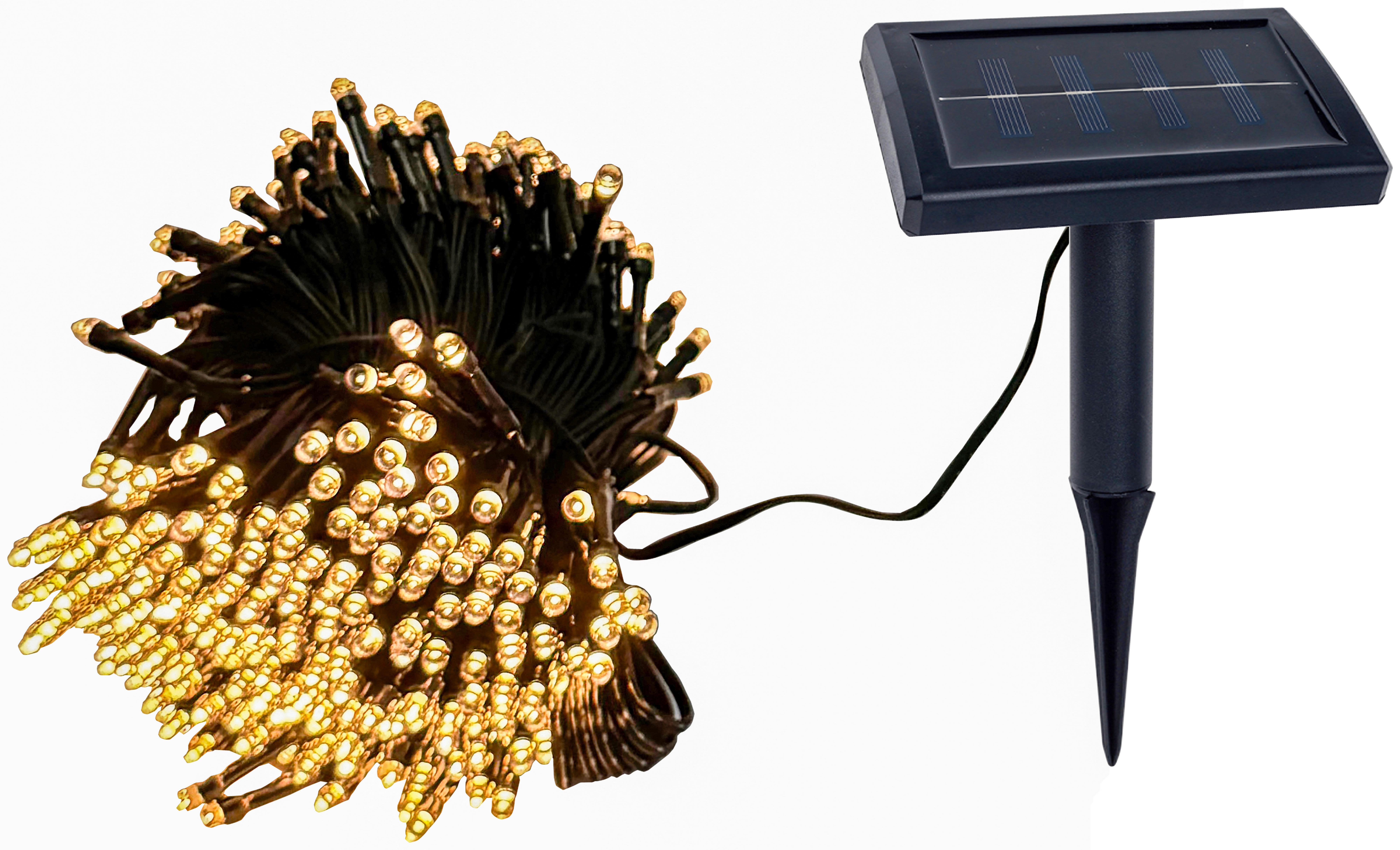 Solarleuchte Ketti Schwarz max. 0,06 Watt - Schwarz, KONVENTIONELL, Kunststoff (390cm) - Modern Living