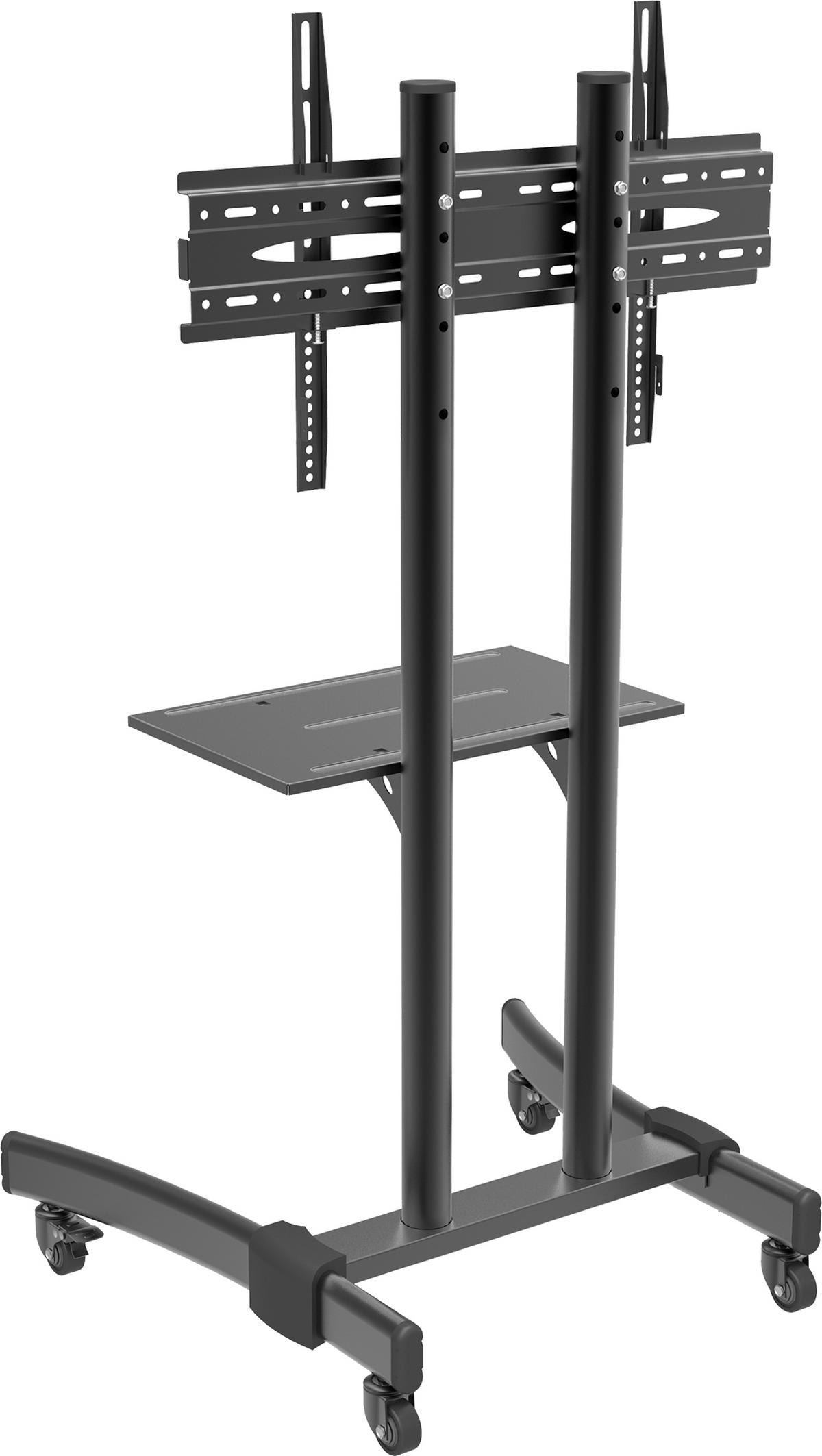 Stojalo Za Tv B-ms 125, Črna - črna, Basics, kovina (109/76/55cm) - MID.YOU