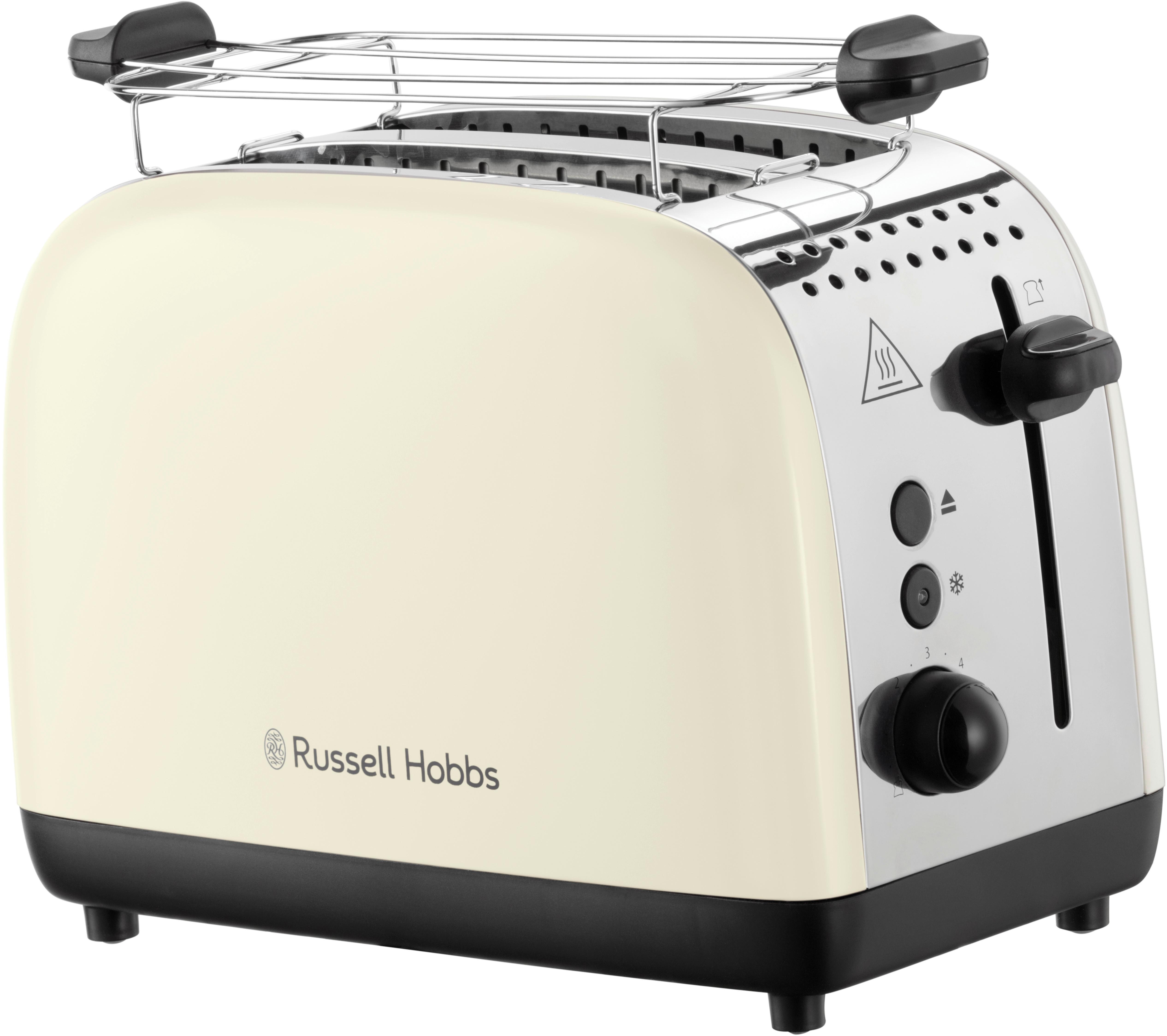 Kenyérpirító Russell Hobbs Colours Plus - krémszínű, Modern, műanyag (32,6/19/24,8cm) - Russell Hobbs