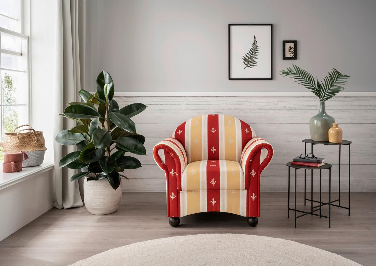 Relaxsessel Torello Rot Mikrofaser - Wengefarben/Rot, KONVENTIONELL, Holz/Textil (90/84/80cm) - Livetastic