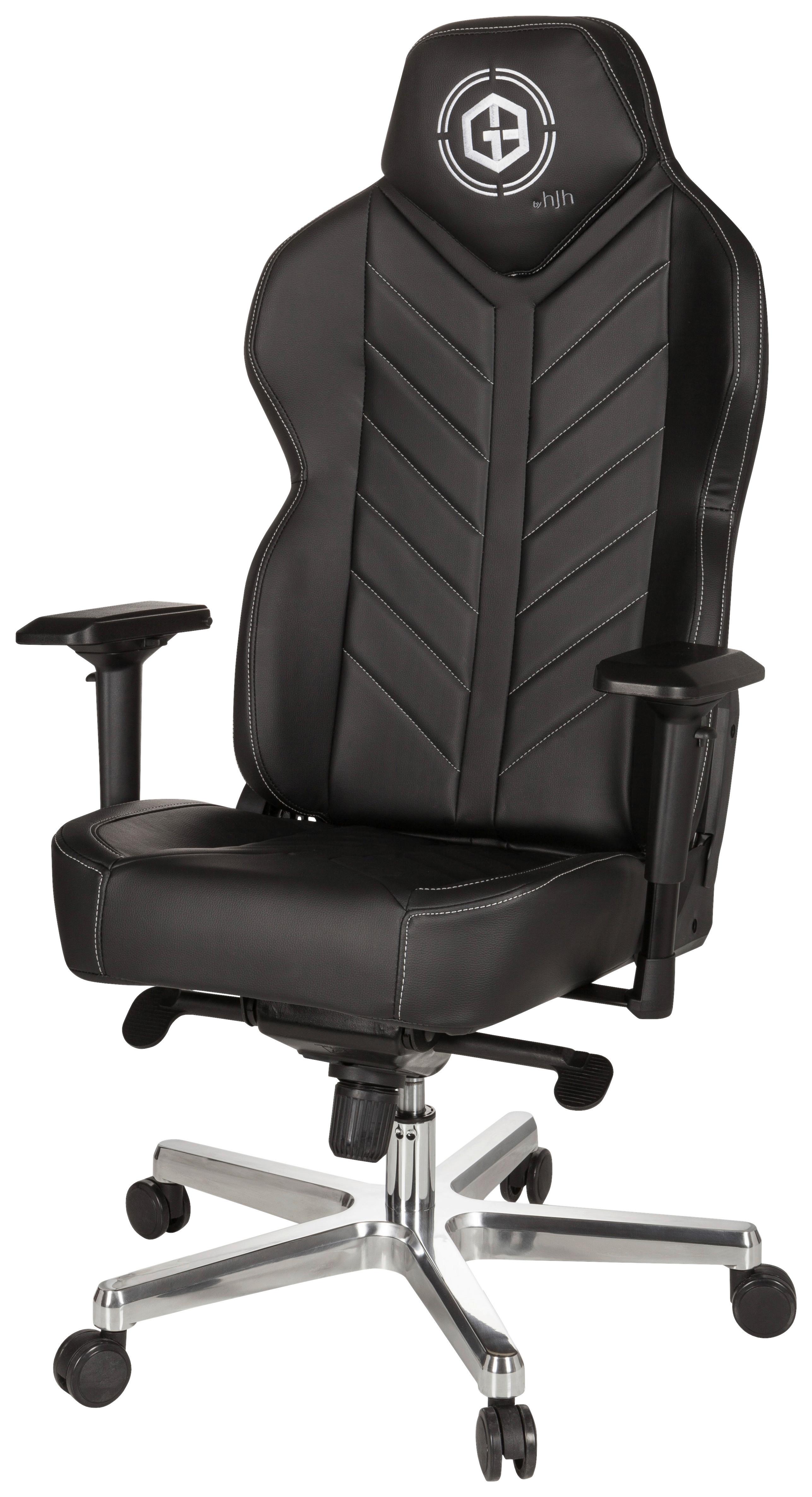 Vrtljivi Stol Gamebreaker Colossus, Črna - črna/bela, Moderno, kovina/umetna masa (70/139/58cm) - MID.YOU