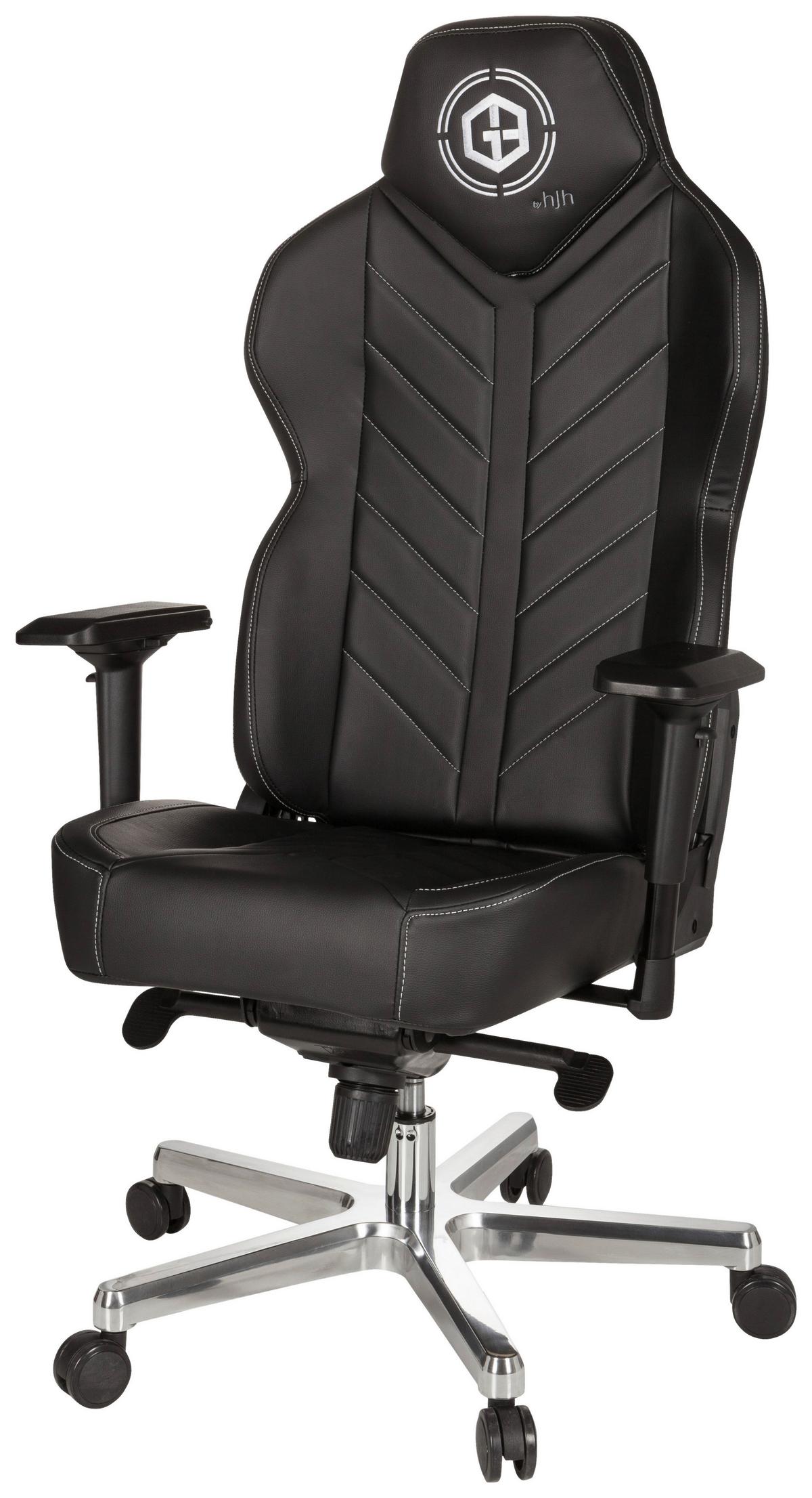 Vrtljivi Stol Gamebreaker Colossus, Črna - črna/bela, Moderno, kovina/umetna masa (70/139/58cm) - MID.YOU