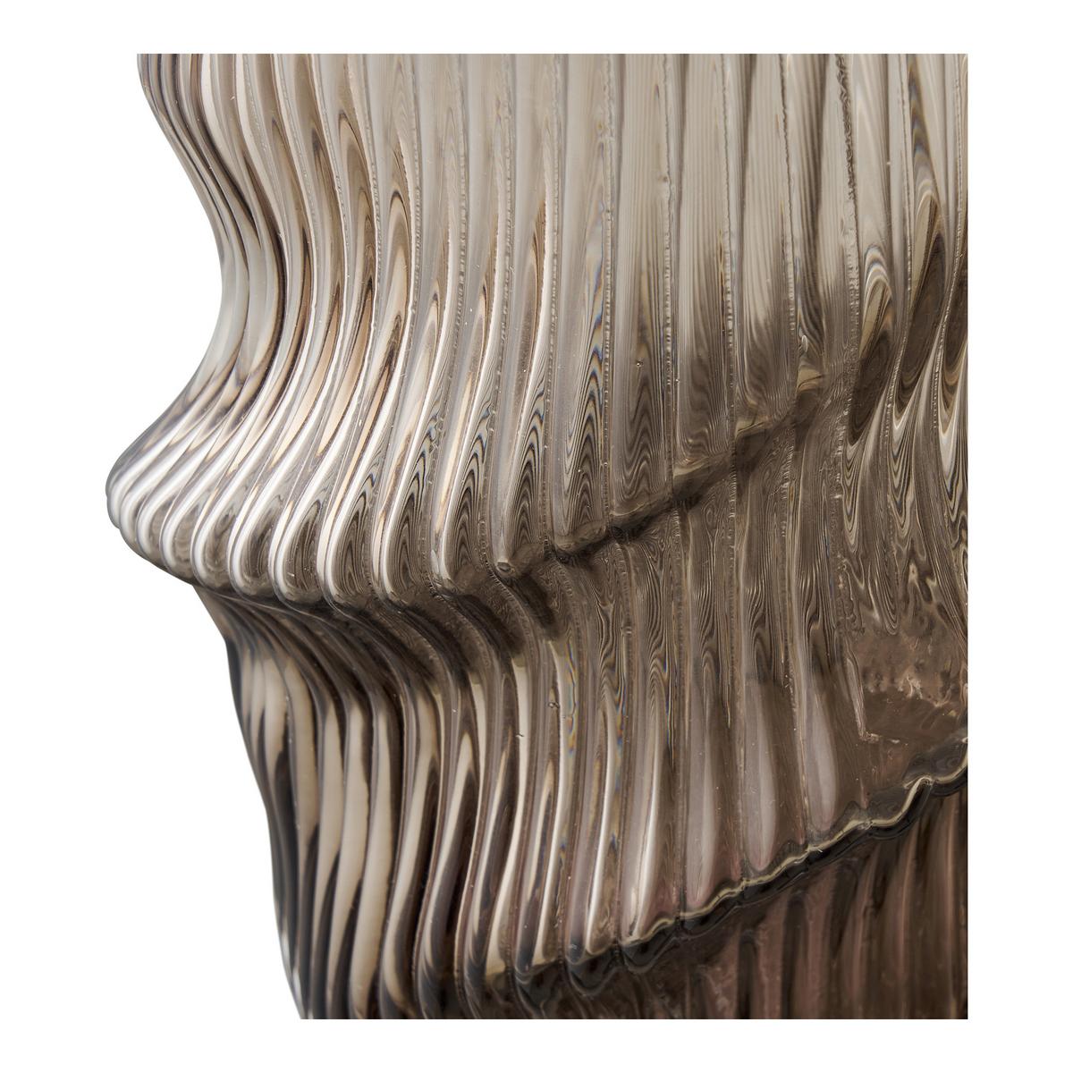 Vase Braun - Braun, Basics, Glas (17/25cm)