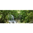 Glasbild Waterfall, ca. 50x125x2cm - Multicolor, MODERN, Glas (50/125/2cm) - MÖMAX modern living