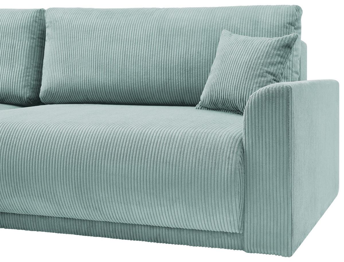 Coltar Kim - verde mentă, Modern, lemn (233/146cm) - Modern Living