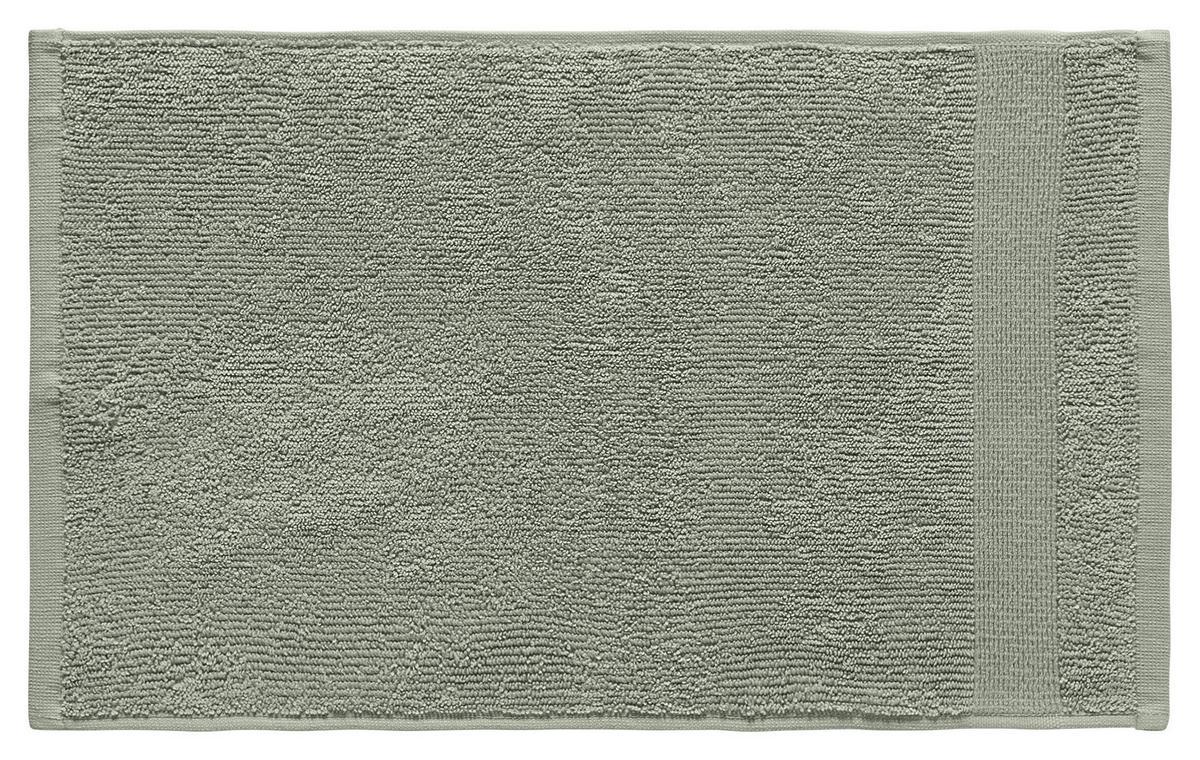 RĘCZNIK DLA GOŚCI BIO - HANNA - oliwkowa zieleń, Natur, tkanina (30/50cm) - ecoTree