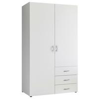 Omara S Klasičnimi Vrati Harry, Bela - srebrne barve/bela, Moderno, umetna masa/leseni material (101/176/51,3cm) - P & B