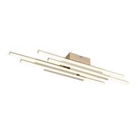 LED-Deckenleuchte Lir Champagner max. 30 Watt - Champagner, MODERN, Kunststoff/Metall (68/15cm) - Mömax