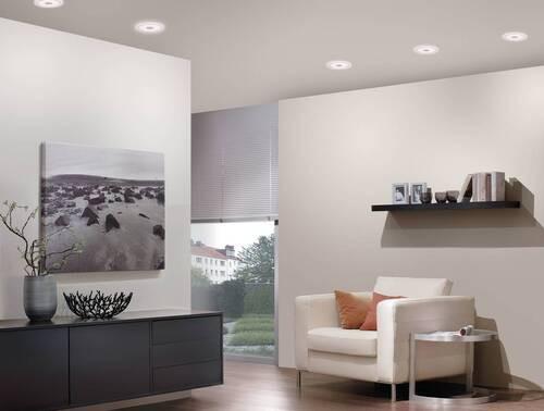 LED-Deckenleuchte EBL Whirl max. 5,5 Watt, 3-teilig - Basics, Metall (12cm) - Paulmann
