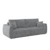 Canapea extensibila BALI - gri, Modern, lemn/textil (245/74-90/104cm) - Luca Bessoni