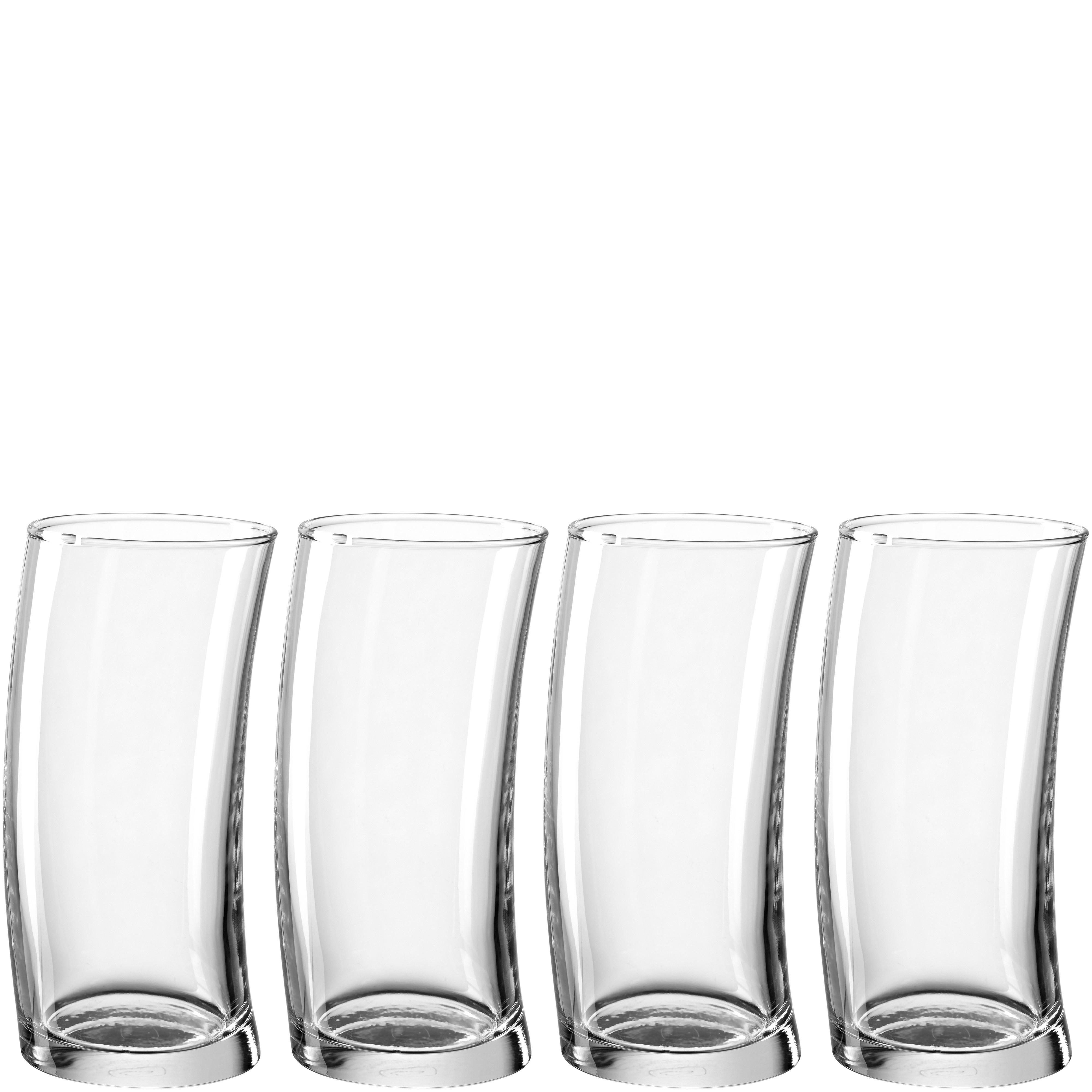KOMPLET SZKŁA STOŁOWEGO 082300 - przejrzysty, Basics, szkło (7/15,5/7cm) - Leonardo