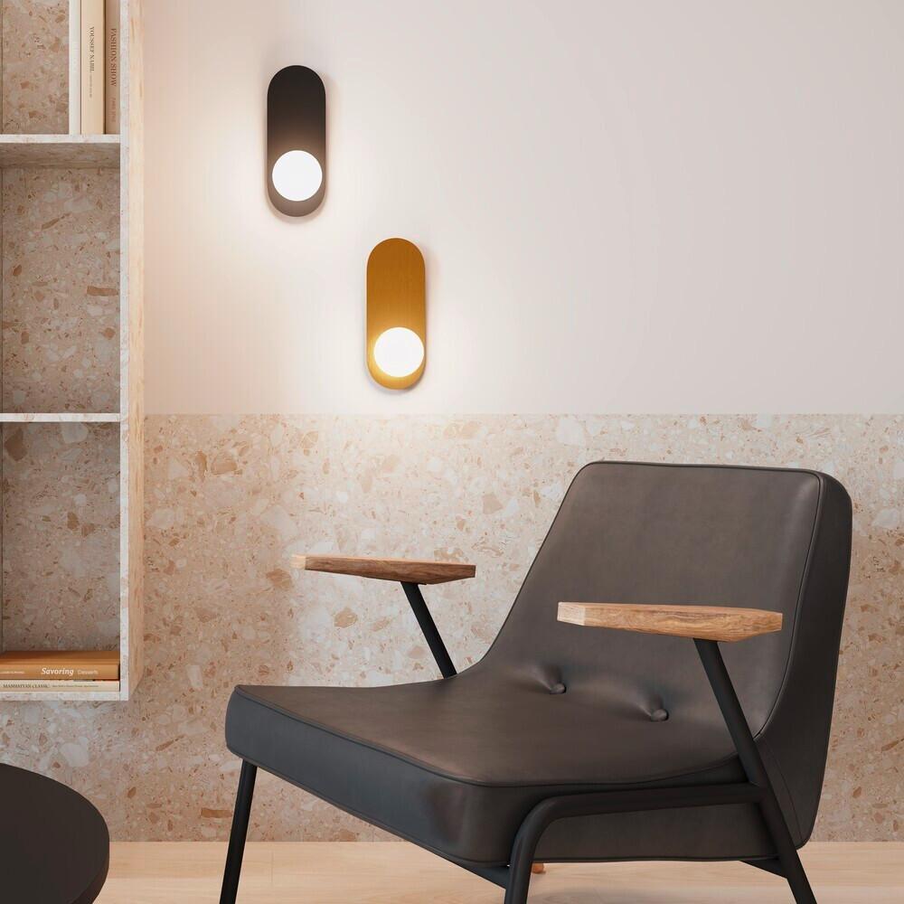 Wandleuchte Bao Goldfarben max. 28 Watt - Goldfarben, MODERN, Metall (13/12/31cm) - MAYTONI