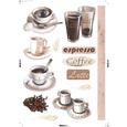 Dekosticker Kaffee in Braun - Braun, Kunststoff (50/70cm) - MÖMAX modern living