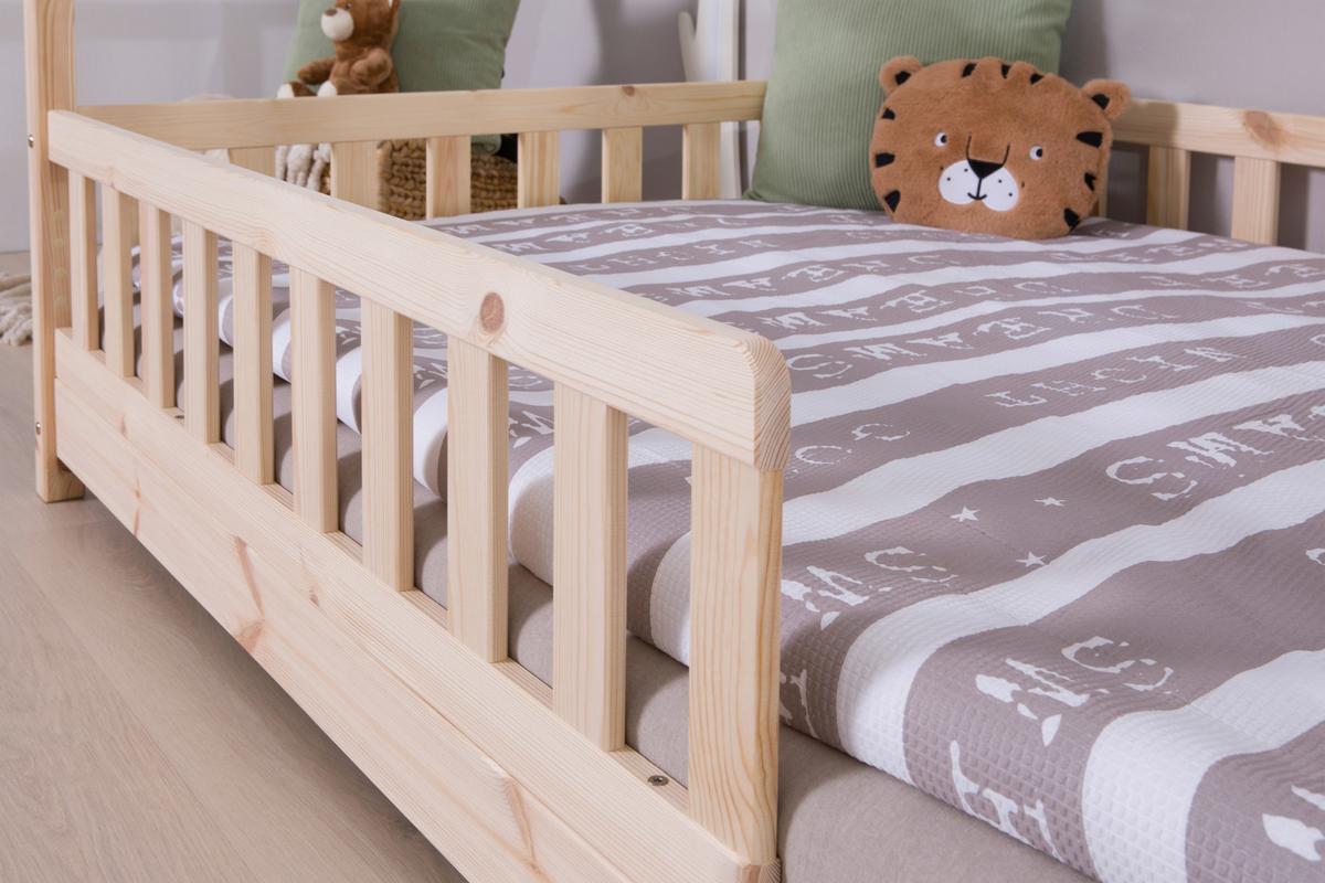 Hausbett Lou ca. 120x200 cm Holz - Naturfarben, MODERN, Holz (120/200cm) - MID.YOU