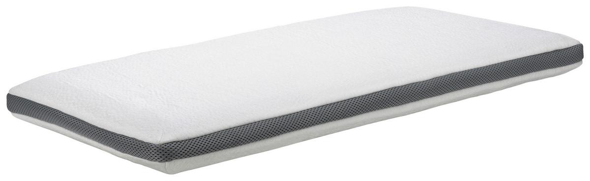 PODUSZKA POD KARK CURACAO - biały/szary, Basics, tkanina (80/40cm) - Novel