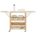 Servirni Voziček Olympus - hrast, umetna masa/les (75-145/87/37cm) - Mömax modern living Servirni Voziček Olympus - hrast, umetna masa/les (75-145/87/37cm) - Mömax modern living