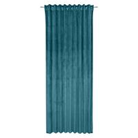 Fertigvorhang Bianca Samtoptik ca. 140x245cm - Jadegrün, KONVENTIONELL, Textil (140/245cm) - Modern Living