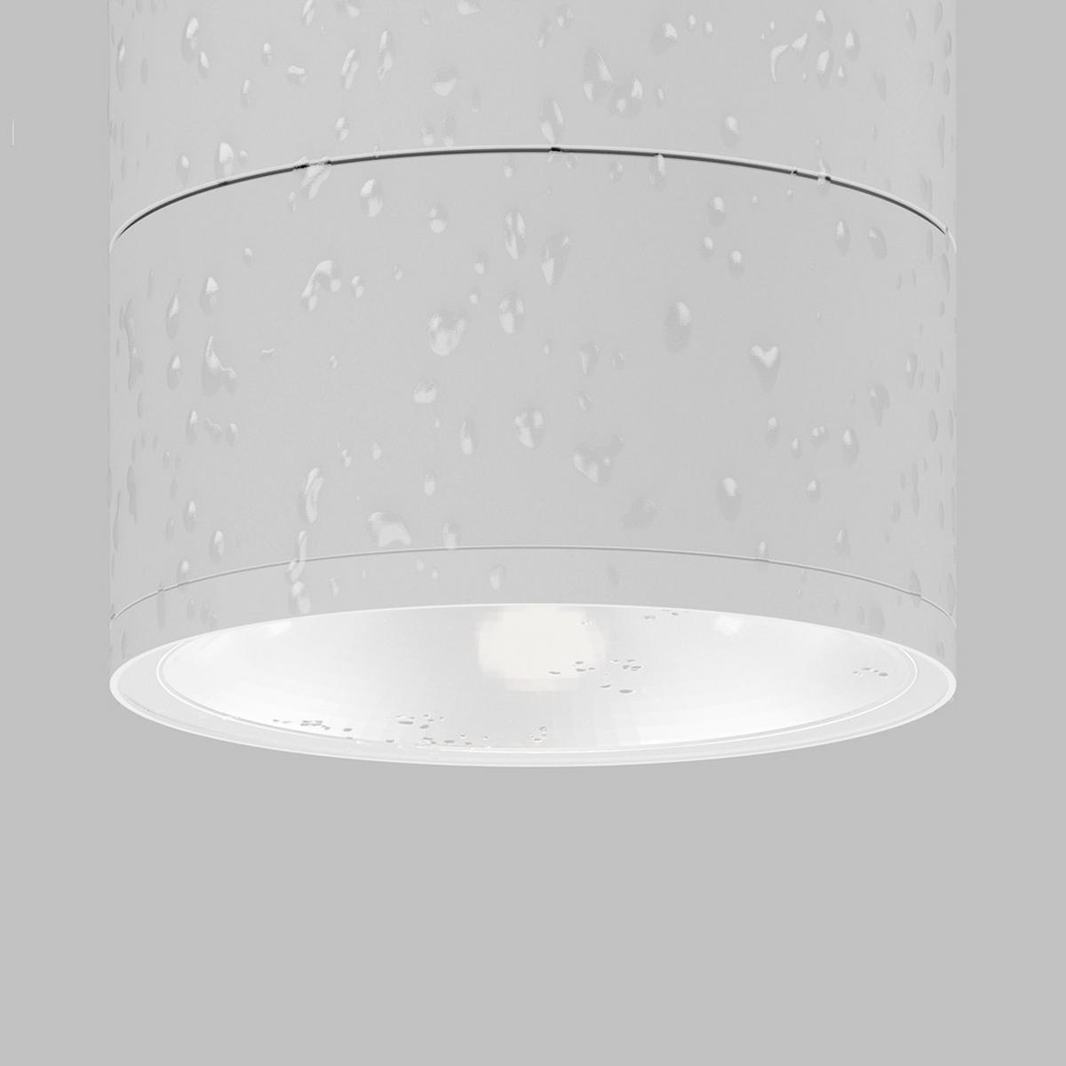 AUSSENDECKENLEUCHTE SPIN - Weiss, Modern, Metall (10,8/10,8cm) - MAYTONI