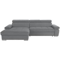 Kutna Garnitura Perry - siva/srebrne boje, Design, tekstil/drvo (183/292cm) - Modern Living
