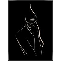 Bild Image in Schwarz/Weiß ca. 30x40cm - Schwarz/Weiß, Holzwerkstoff/Papier (30/40cm) - Modern Living