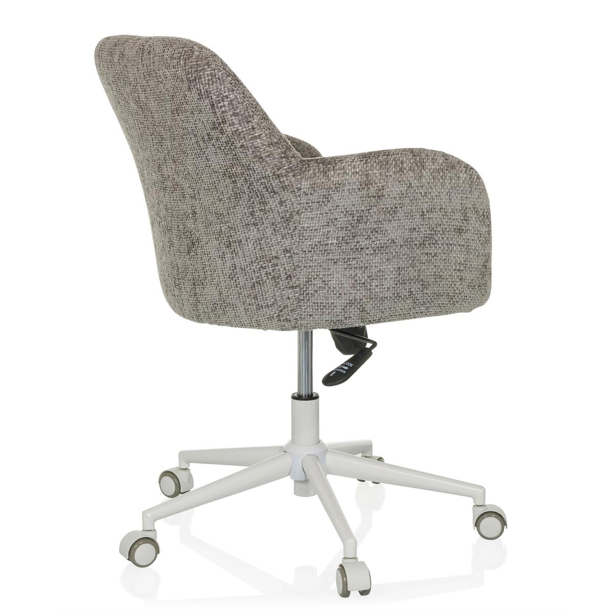 Drehstuhl Solao Home Grau - Weiß/Grau, MODERN, Kunststoff/Textil (58/78/60cm) - MID.YOU