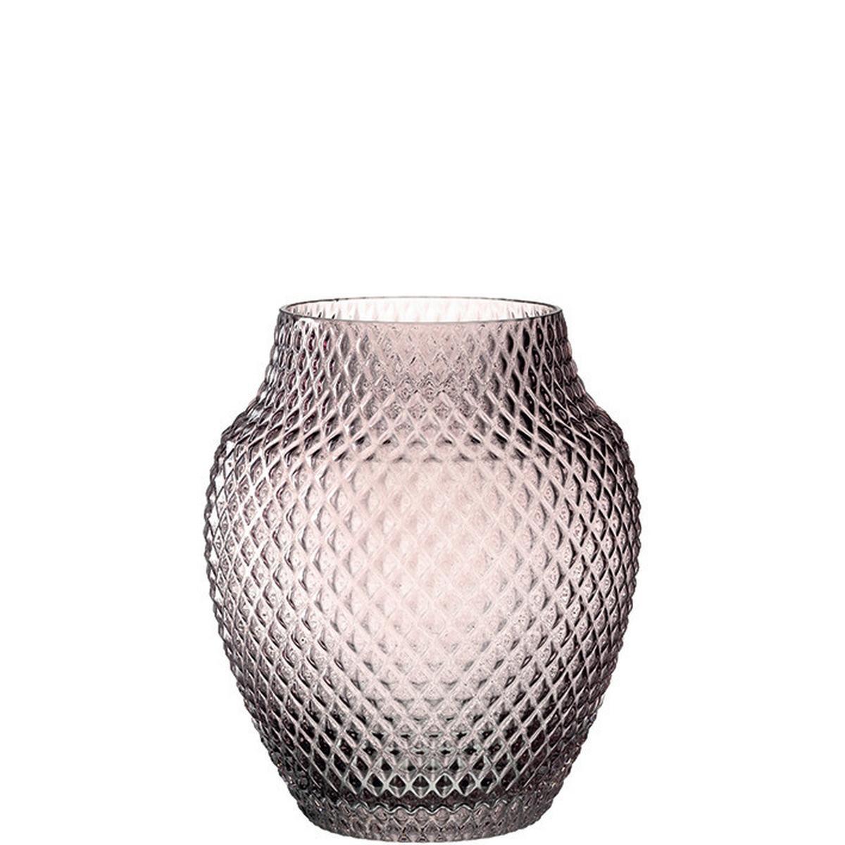 Vase Violett - Violett, Basics, Glas (20/23cm) - Leonardo