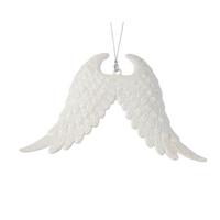 Aripi de înger decorative Silver Blush - alb, plastic (2/16/10cm)