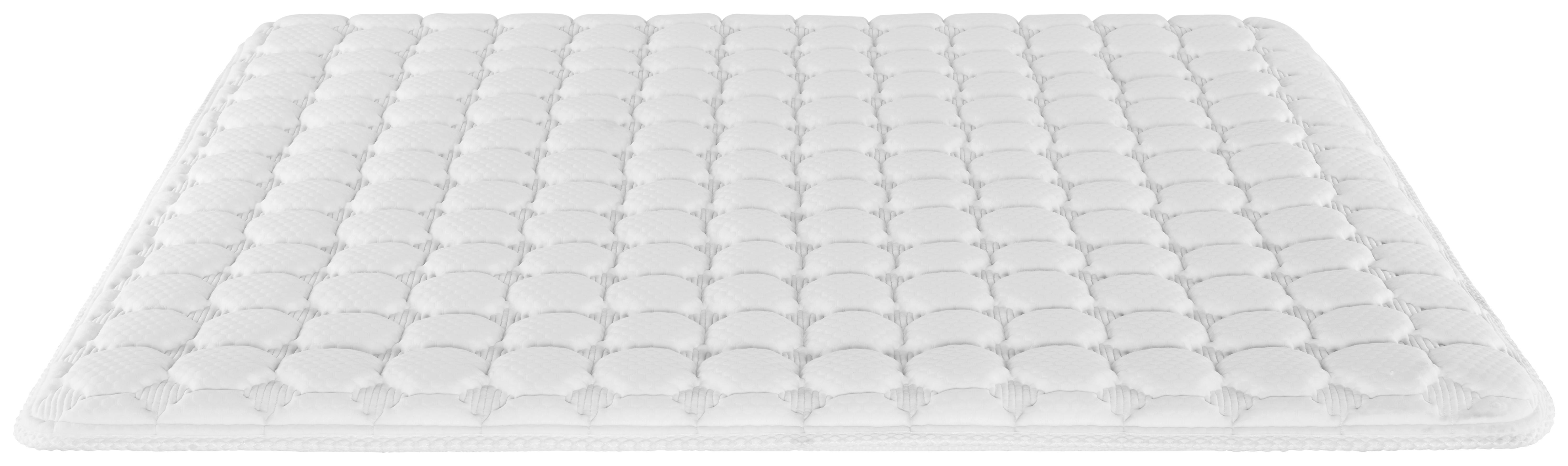 Nadmadrac Chicago - bijela, Konventionell, tekstil (160/200cm) - Premium Living