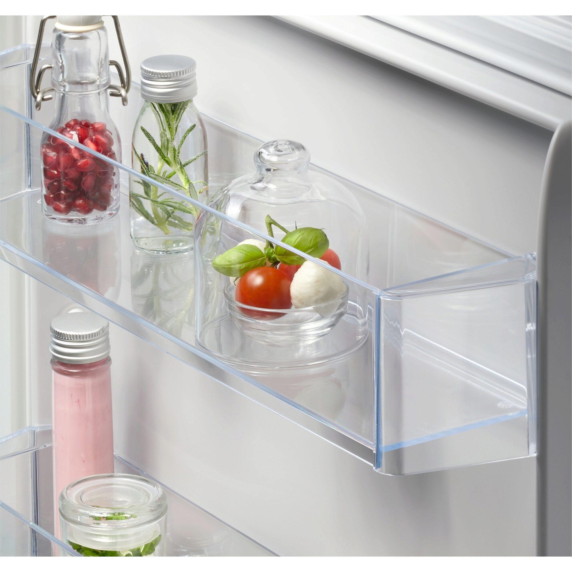 Kühlschrank NSF6D181ES - Weiß, Natur, Metall (54,6/177,2/54,9cm) - AEG