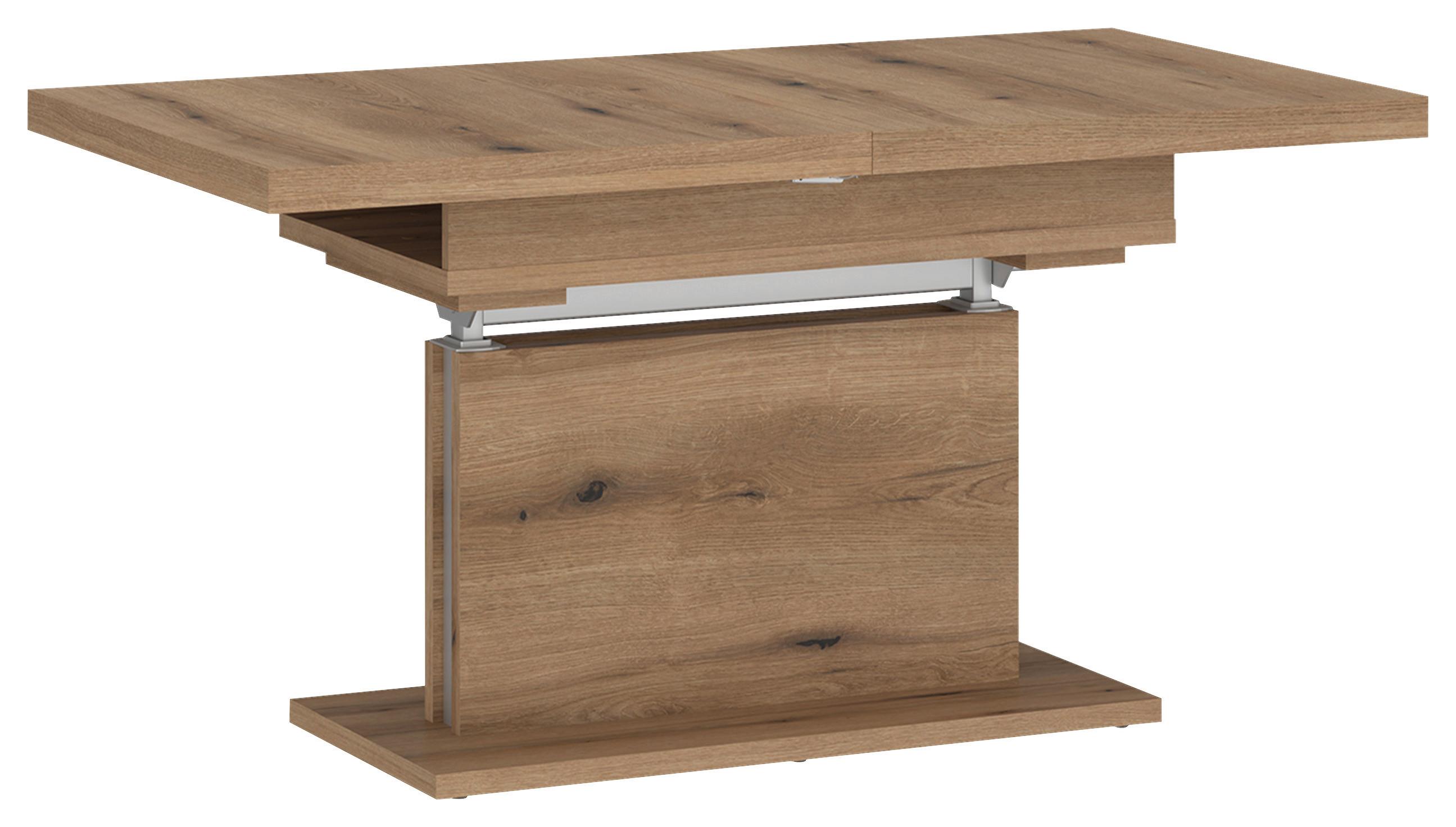 Stolić Cortado - boje hrasta, Moderno, drvni materijal (110-150/58,7-74,8/70cm) - Modern Living