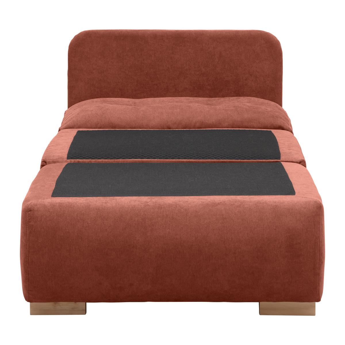 FOTEL Z FUNKCJĄ SPANIA MODENA - kolor naturalny/koralowiec, tworzywo sztuczne/tkanina (89/88/90cm) - Mömax