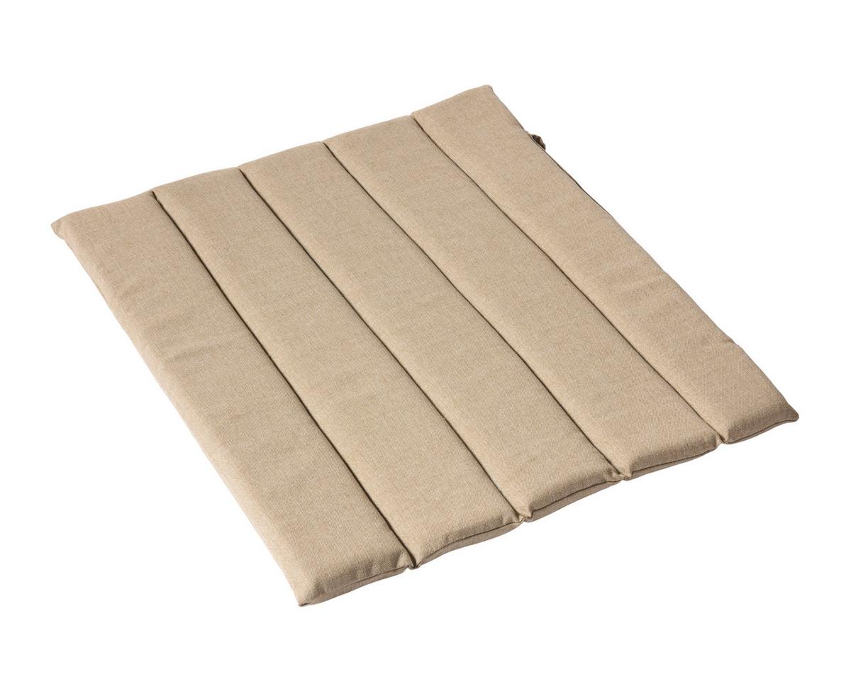 Gartenhockerauflage Adirondack Sand für Hocker - Sandfarben, Natur, Kunststoff (62/2/54cm) - Gardenson