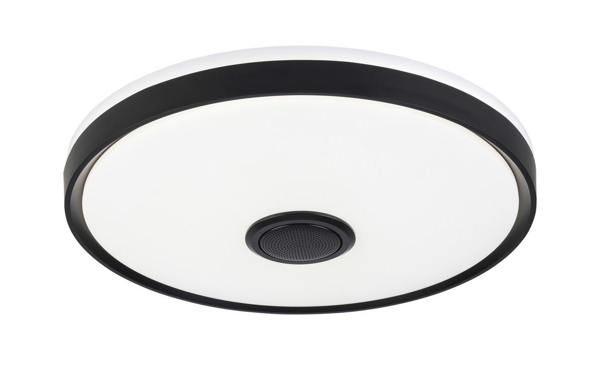 LED Smart Mennyezeti Lámpa Mirsada - fekete/fehér, műanyag/fém (40/9cm) - Premium Living