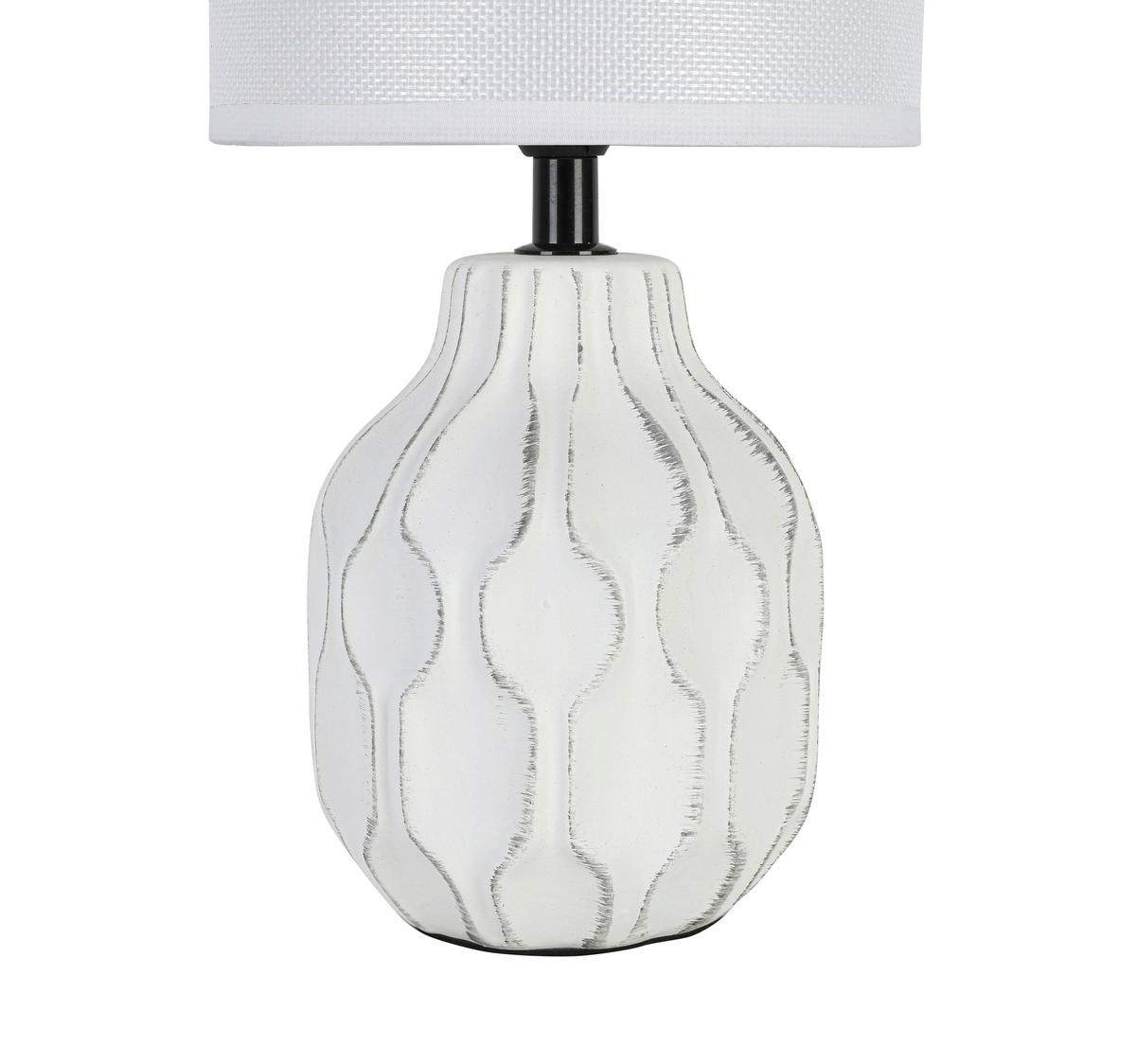 Veioză Nimo - argintiu/alb, Konventionell, ceramică/metal (16/30cm) - Mömax
