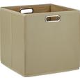 Aufbewahrungsbox Ivy Taupe - Taupe, Kunststoff/Metall (33/32/33cm) - Mömax modern living Aufbewahrungsbox Ivy Taupe - Taupe, Kunststoff/Metall (33/32/33cm) - Mömax modern living