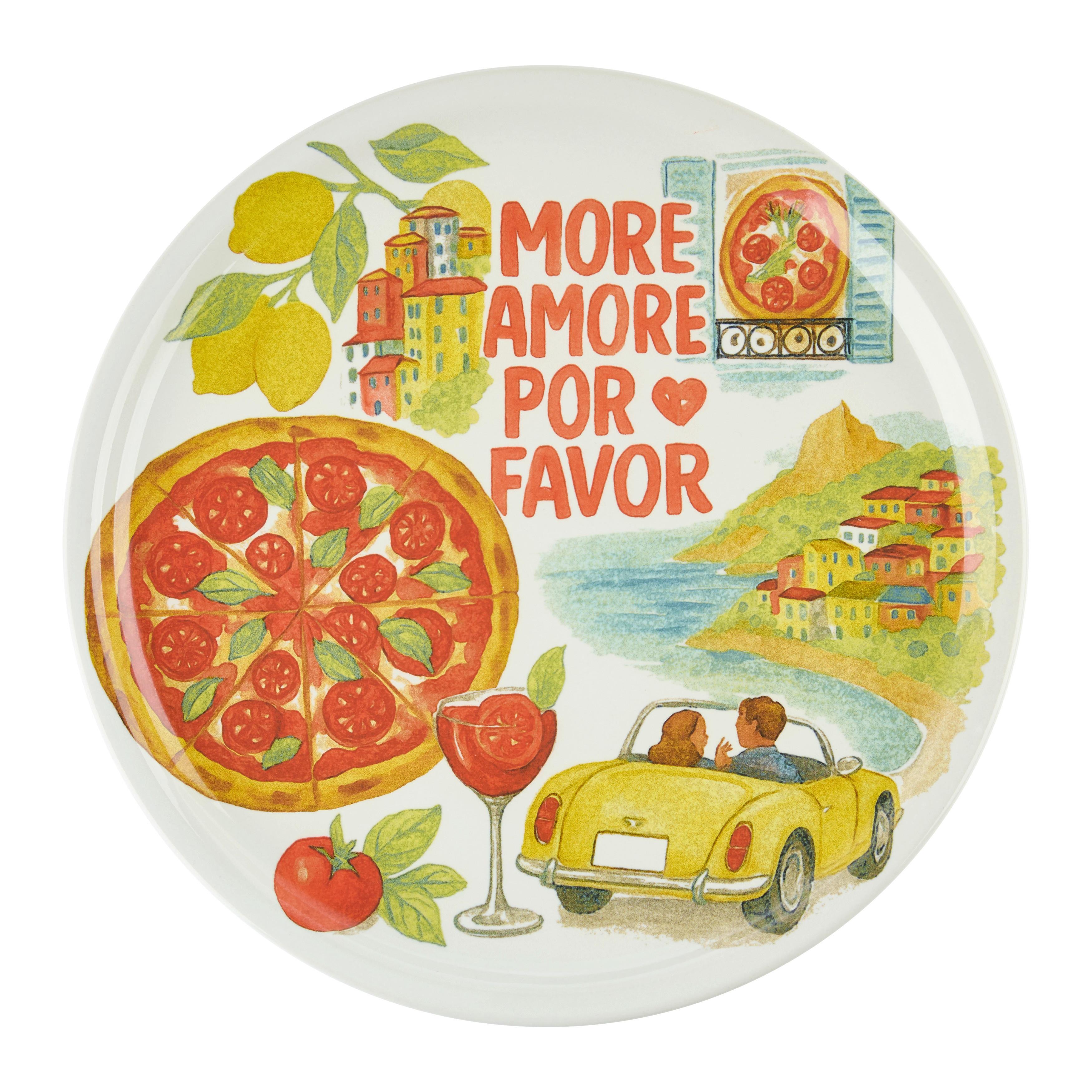PIZZATALLRIK ITALY - multicolor, Klassisk, keramik (30/2,15cm) - Mömax